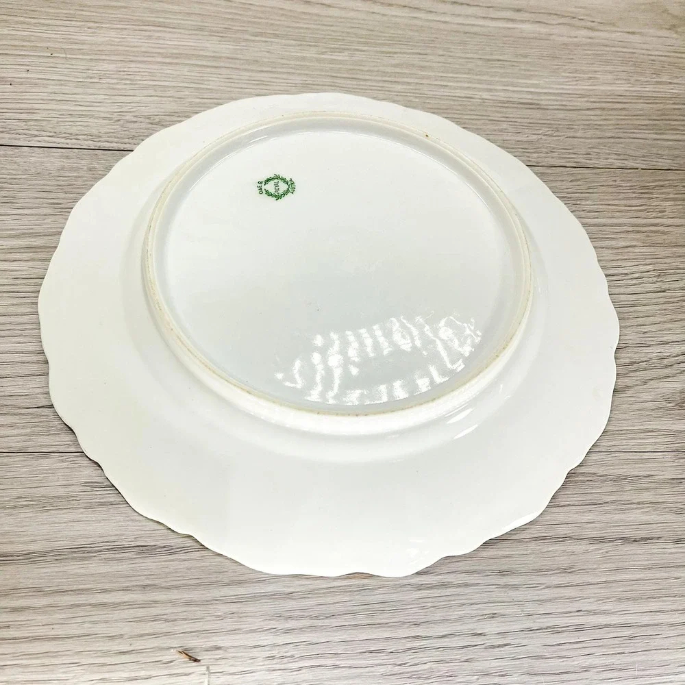 Antique‎ Floral Porcelain Platter: Oscar & Edgar Gutherz Royal Austria Plate
